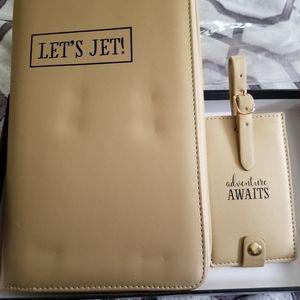 Passport Wallet and Matching Luggage Tag